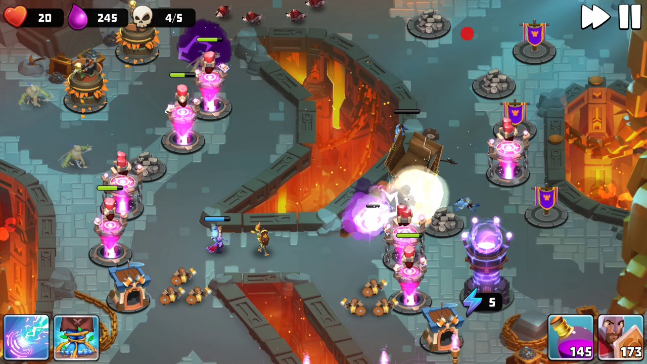 Castle Creeps TD - Chapter 40 Level 158-Rats and Riddles 3 Stars