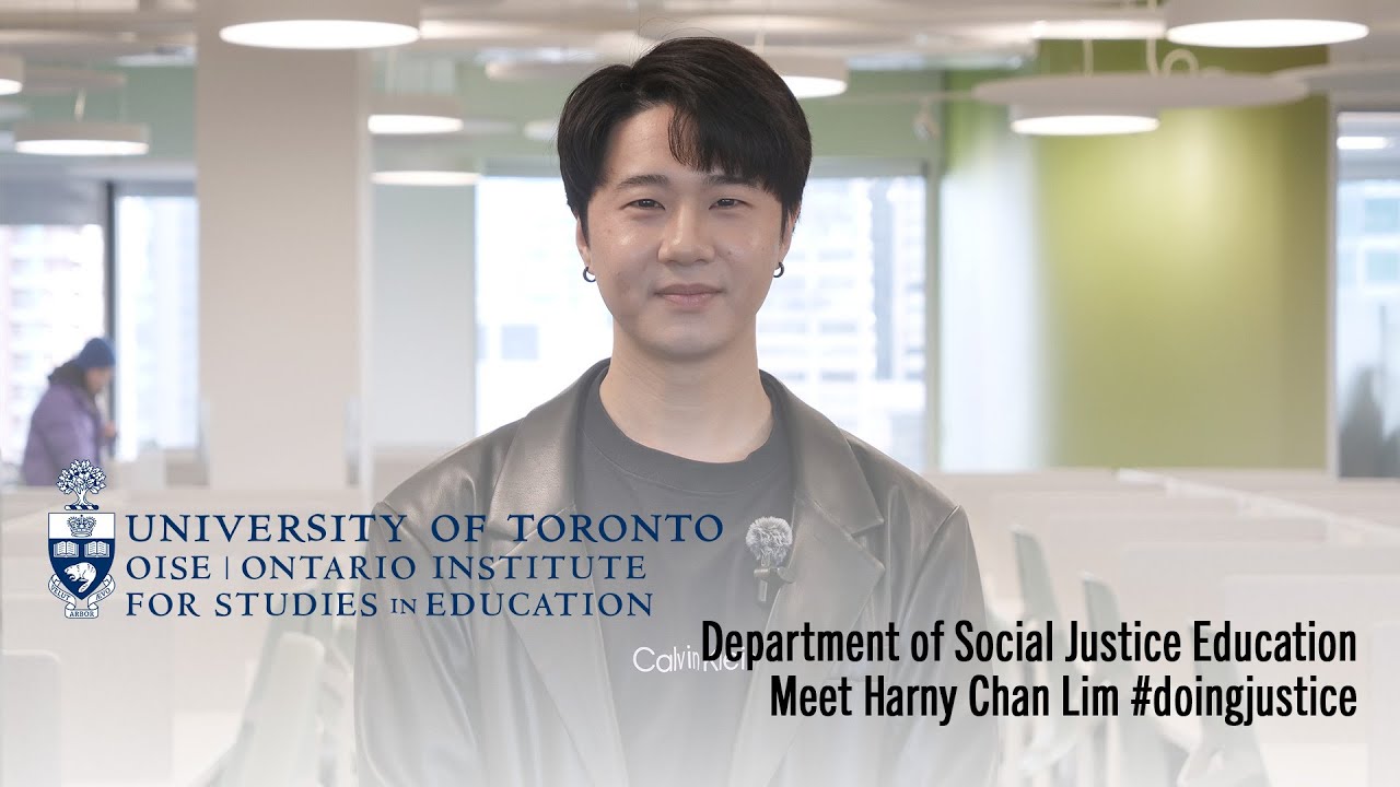 Harny Chan Lim is #doingjustice at OISE's Department of Social Justice Education