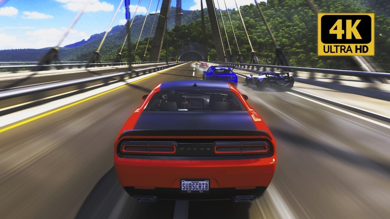 Dodge Challenger SRT Super Stock vs Supercars - Forza Horizon 5 