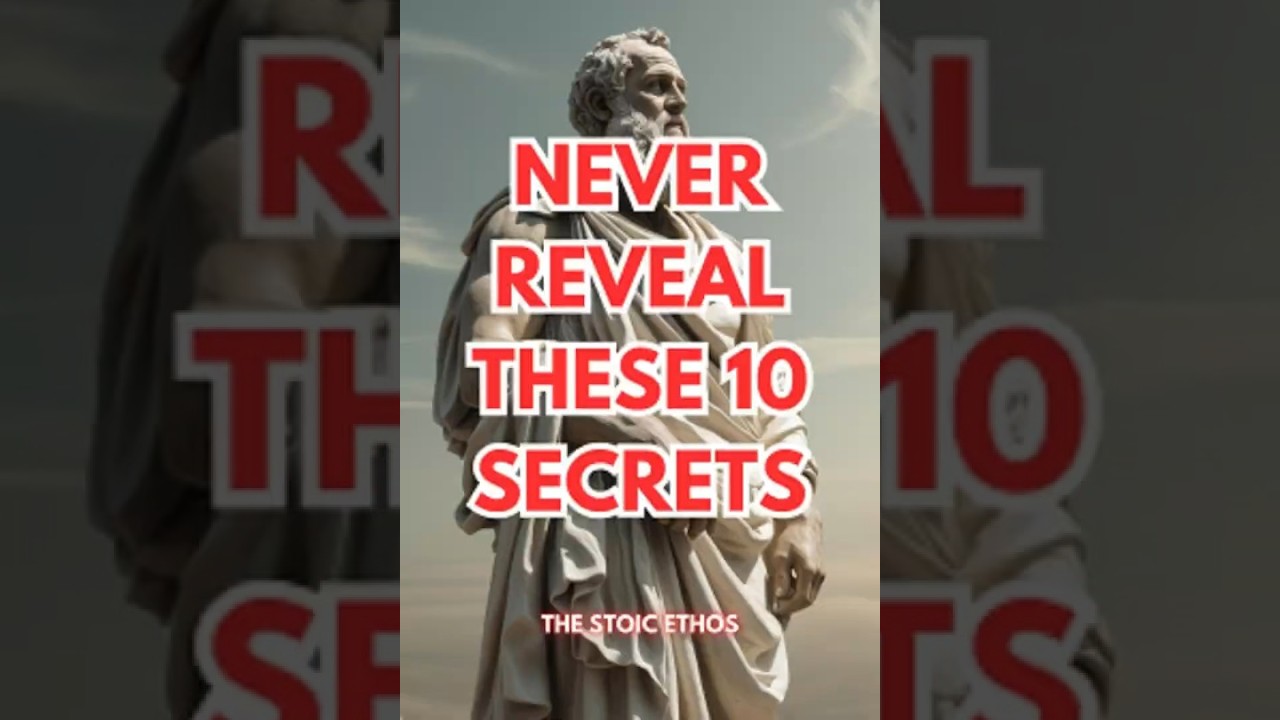 Silence is Power: 10 Things the Wisest People Never Talk About | Stoic Wisdom #stoicism #psychology