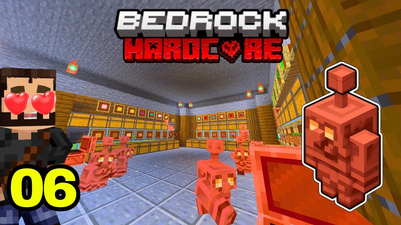 O NOVO MELHOR SEPARADOR de ITENS com GOLEM de COBRE no MINECRAFT BEDROCK - SÉRIE BEDROCK HARDCORE