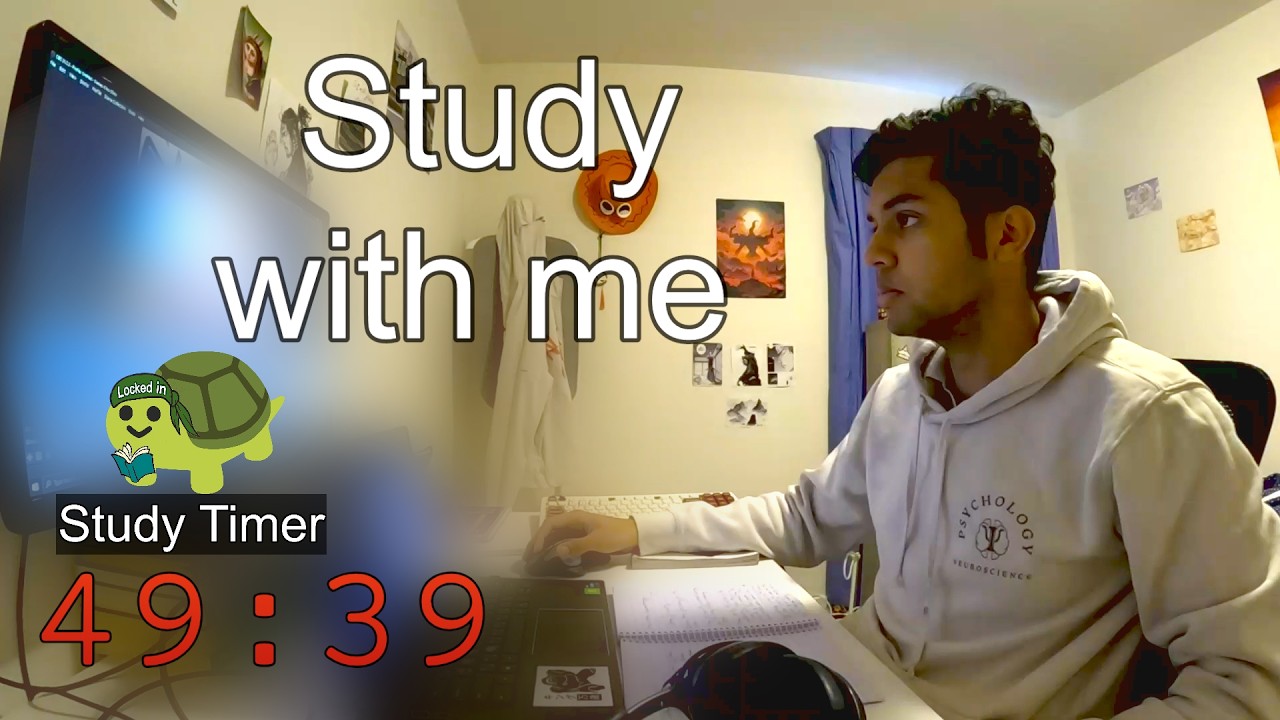 Study with you boi ~ Pomodoro 50/10 (Rain sounds)