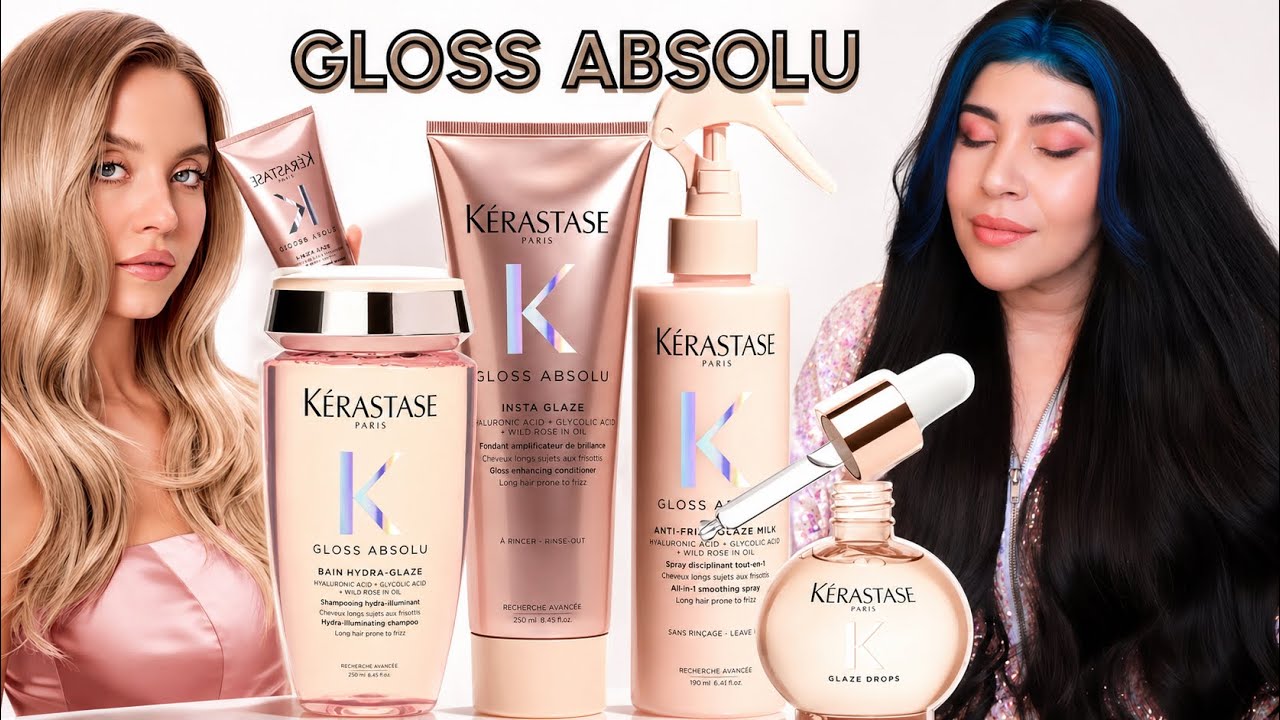 🩷 KÉRASTASE GLOSS ABSOLU: Cabelos alinhados e com até 4 dias de efeito antifrizz