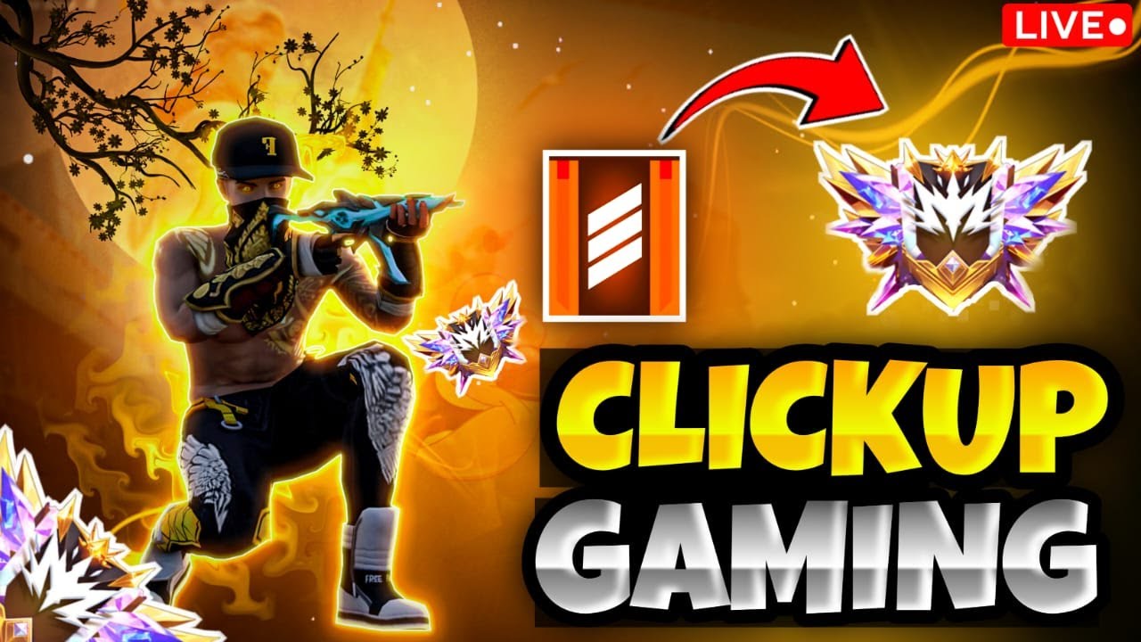 Free Fire Live Rank Push  #freefire#clickup gaming