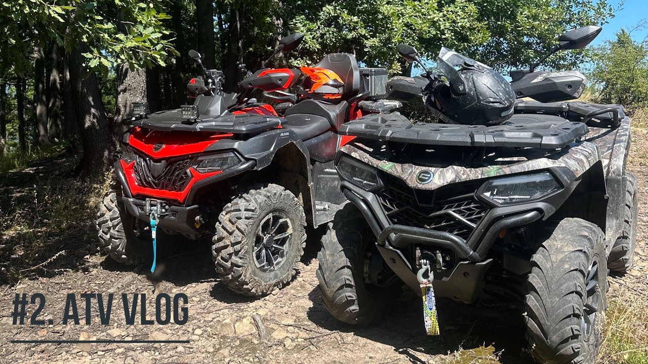 Atv vlog. Plimbare cu cf moto 520l și 625 touring.🏔️