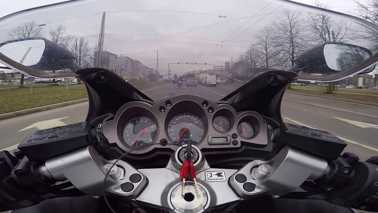 Мото покатушка Рига  16.03.2016 Kawasaki zzr1200