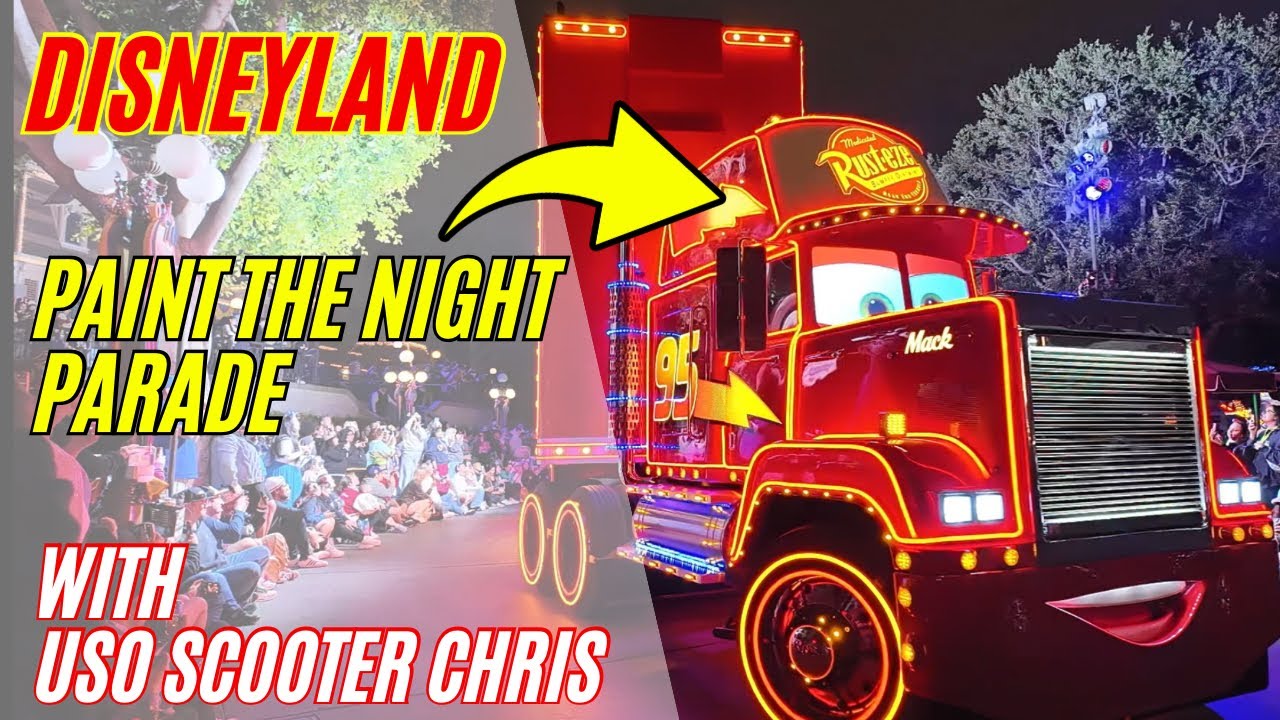 Return of Paint The Night Parade at Disneyland 70th Anniversary Celebration 2025!