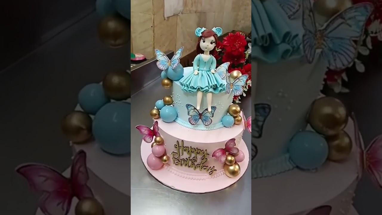 2-TIER DOLL CAKE 🔥