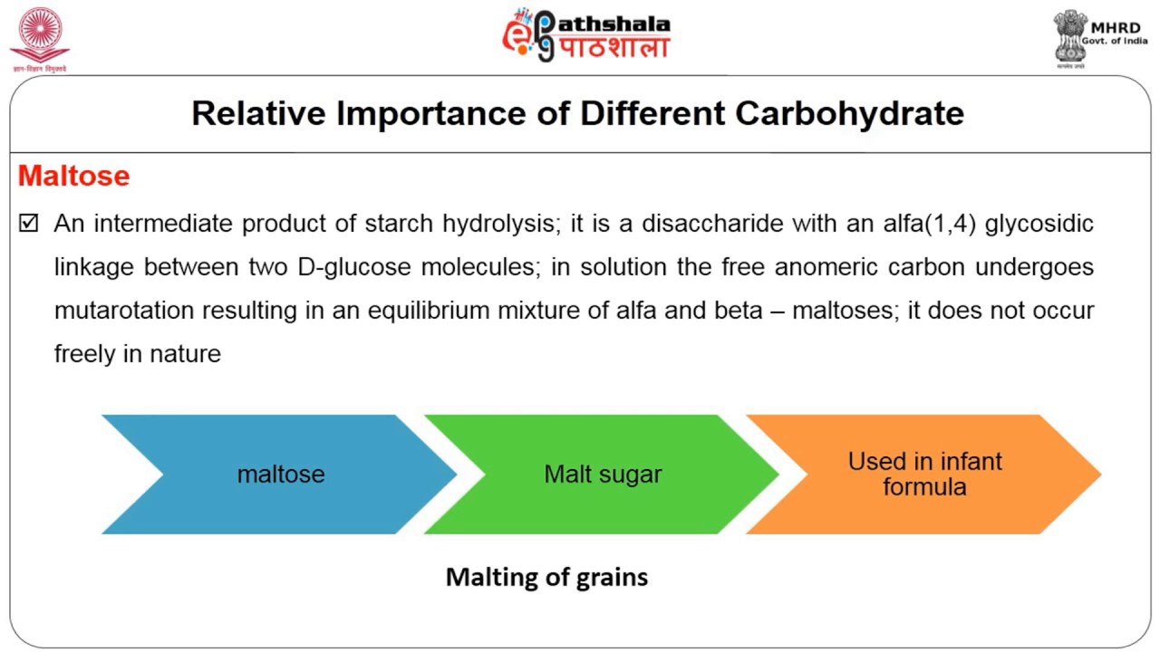 Nutritional Importance of Carbohydrates