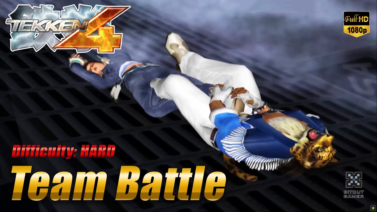 My Players Drink Bournvita | Team Battle Mode | Tekken 4 (鉄拳4) in Full HD