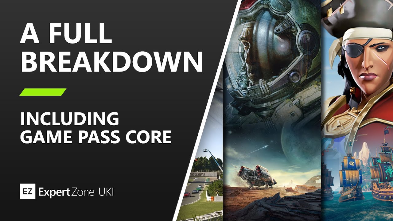 Breakdown of Xbox Game Pass | Xbox Game Pass Core