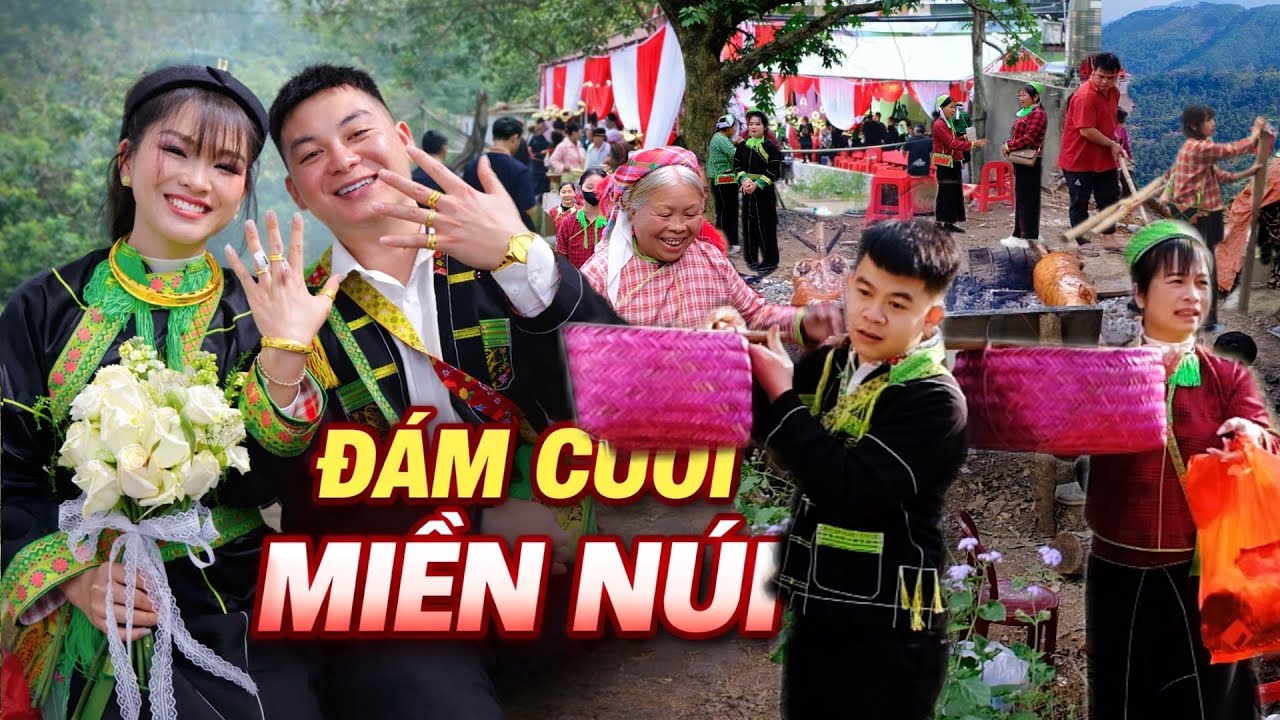 Khâu chuẩn bị đám cưới người nùng - Quay Heo, Dã Bánh Dày,... Rất Độc Đáo