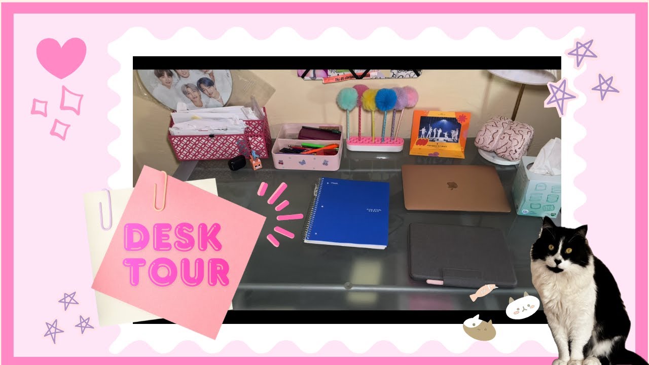 Student Desk Setup and Tour: MacBook, iPad, BTS and More