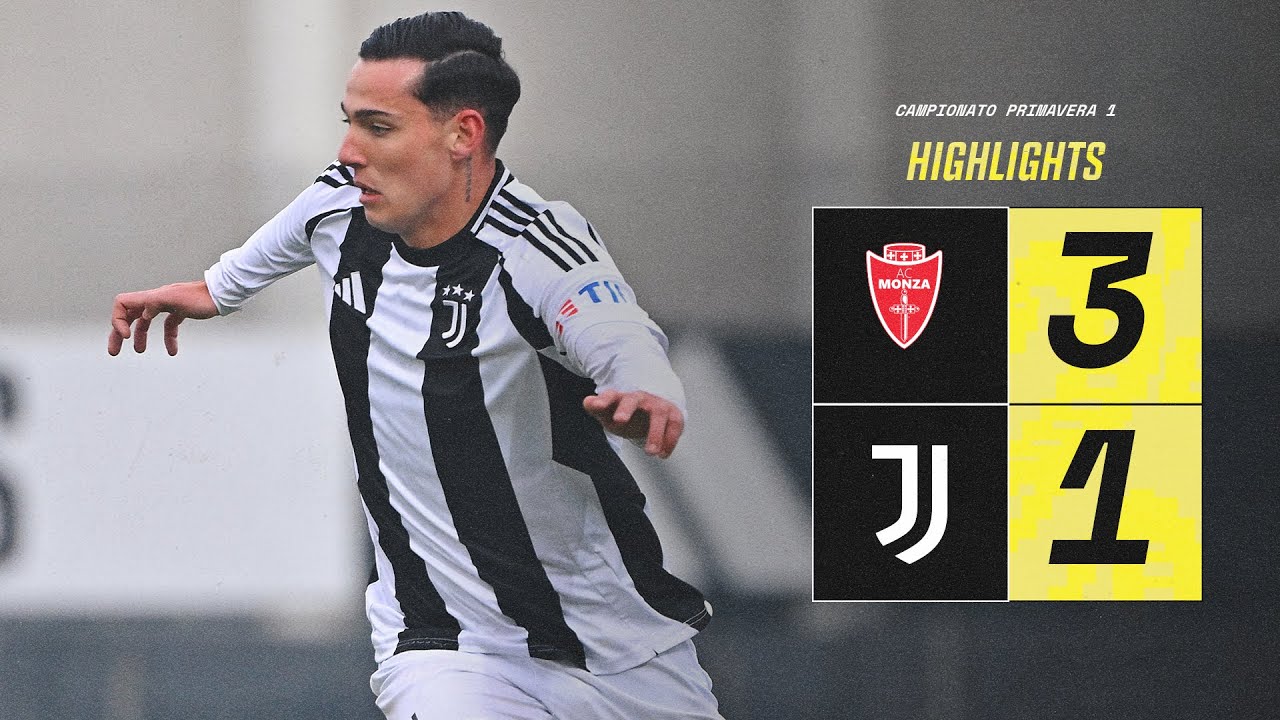 HIGHLIGHTS Primavera 1 | Monza 3-1 Juventus | Matchday 23