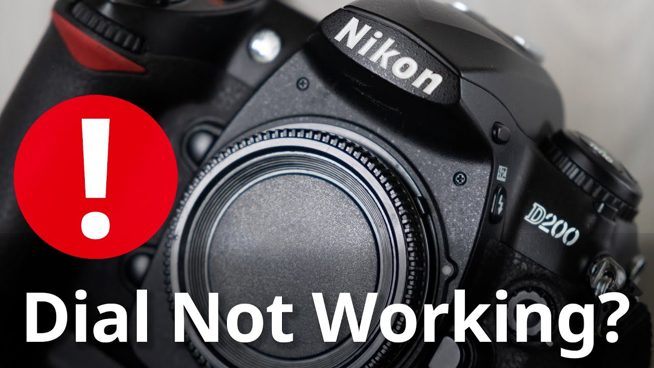 How to Fix Rear Command Dial - Nikon D200 / D700 / D300