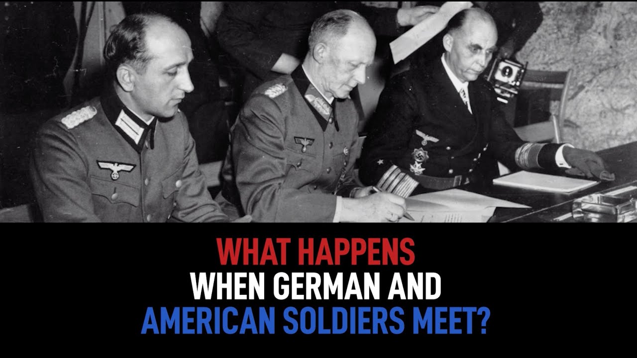 What happens when German and American soldiers meet?