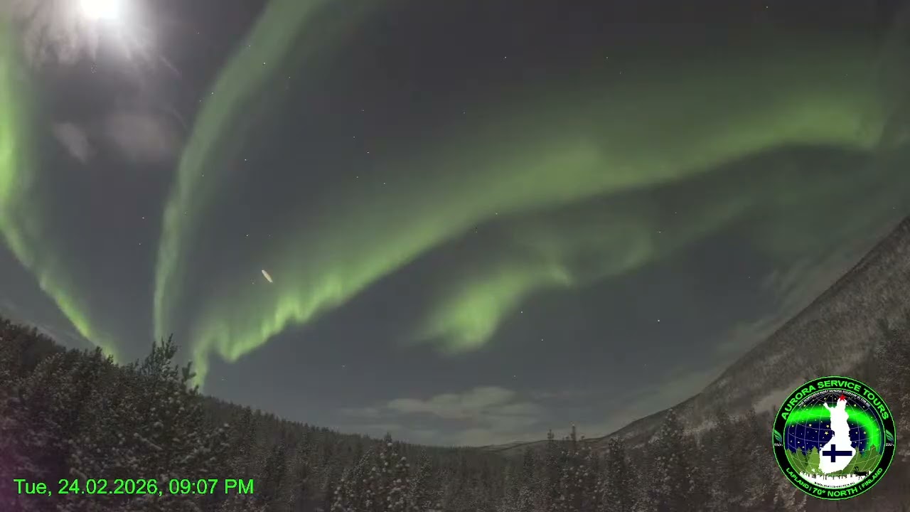 Incredible night of northern lights 24.02.2026