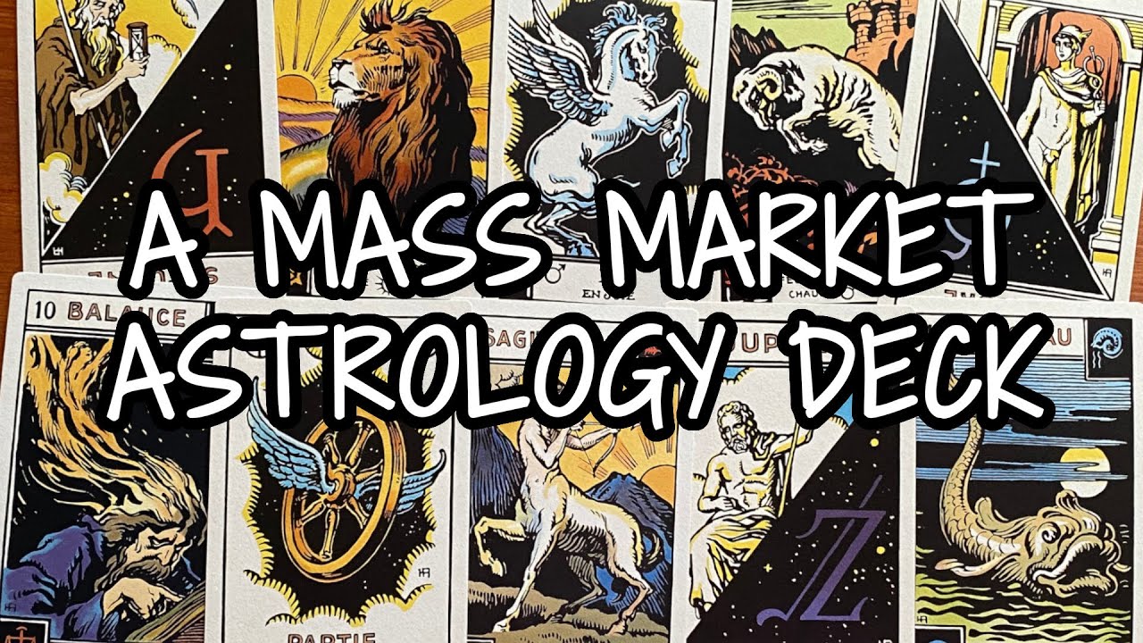 Stunning Mass Market Astrology Deck you haven't seen! Tarot Astrologique