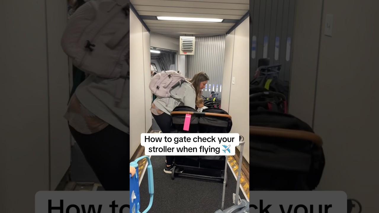 How to Gate Check Your Stroller When Flying ✈️