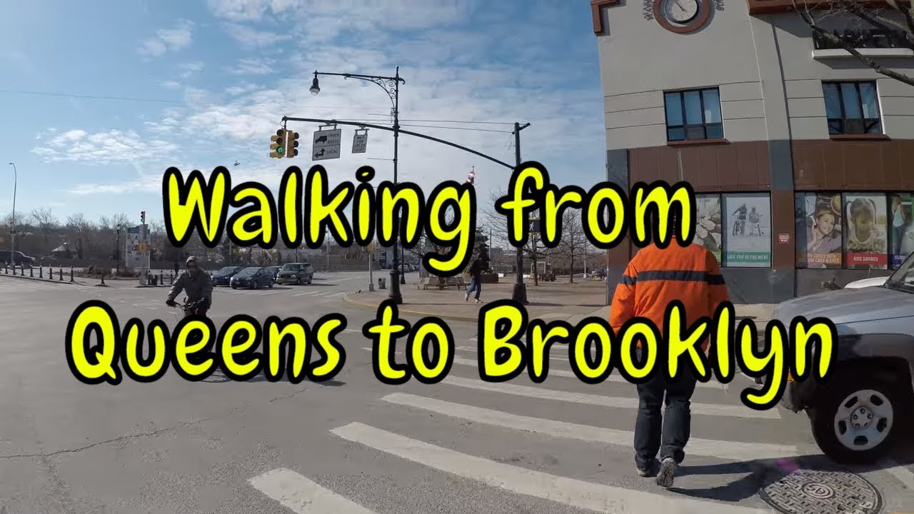 ⁴ᴷ Walking Tour of Queens & Brooklyn, NYC - Grand Avenue/Grand Street from Elmhurst to Williamsburg