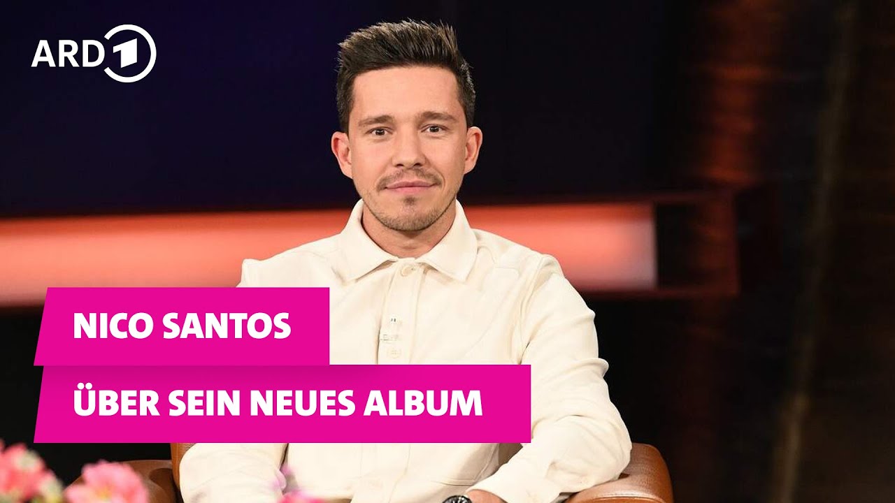 Sänger Nico Santos in der NDR Talk Show