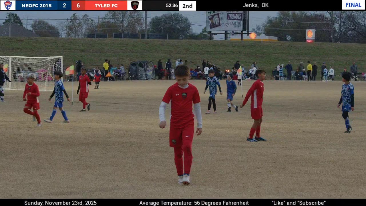 11/23/2025 --- NEOFC 2015 vs Tyler FC 15B
