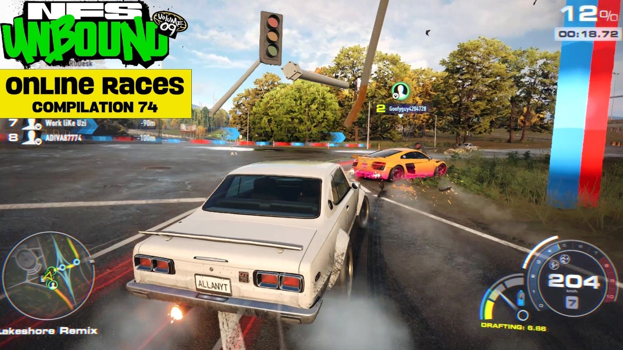 NFS Unbound Online Races Compilation 74