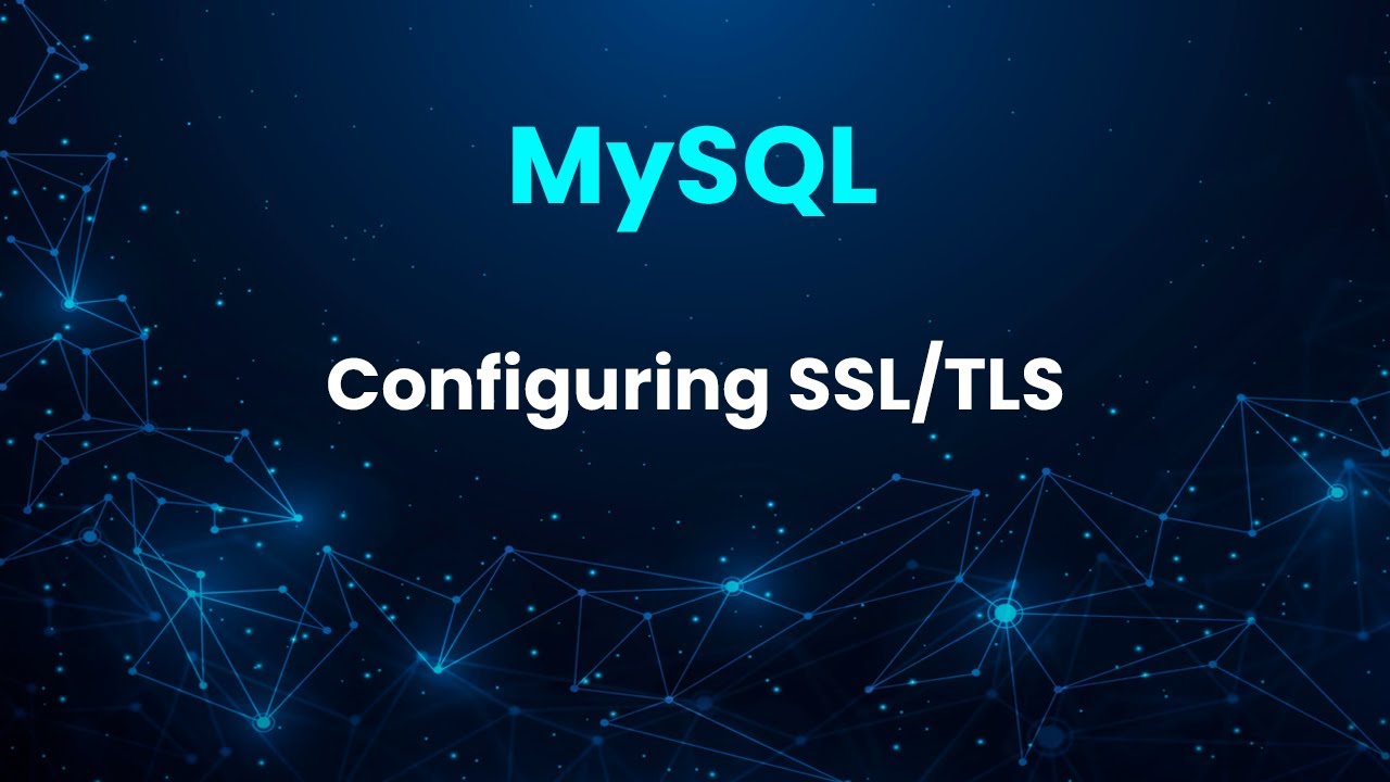 Configuring SSL/TLS on MySQL. Using an encrypted connection.