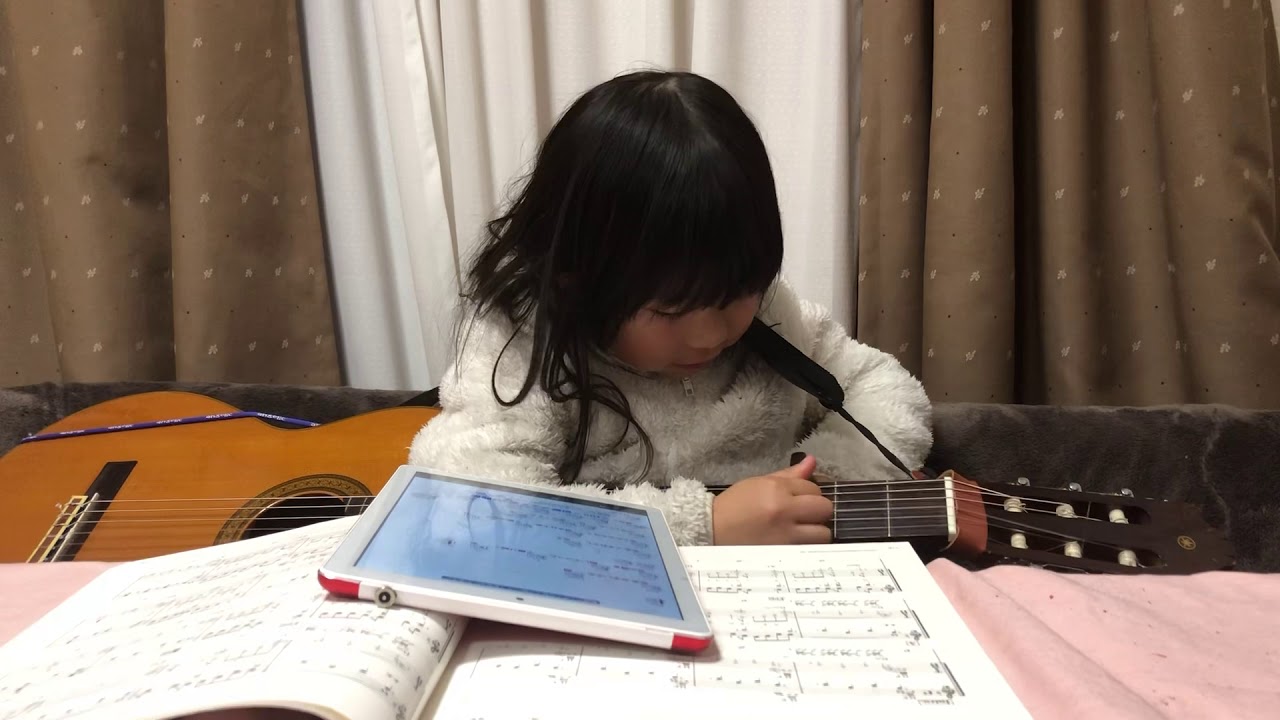 みずいろの雨　　ギター弾き語り練習初日　　りあれの　lialeno