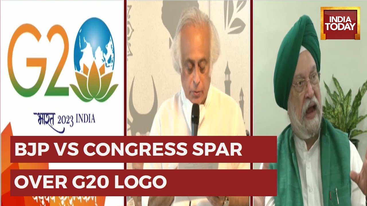 War Of Words Erupt Between BJP, Congress Over G20 Logo Depicting Lotus | G20 Summit 2023