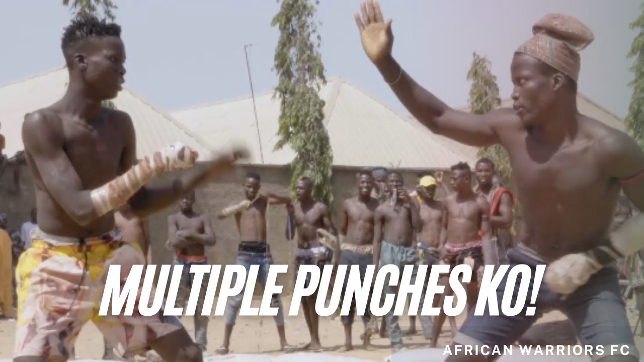 Multiple Punches Knockout! | Shagon Ushu Vs Bahagon Falantina | African Warriors Fighting Champions