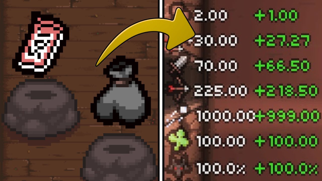 CON ESTOS DOS ITEMS TUS STATS DESPEGAN - The Binding Of Isaac Repentance +