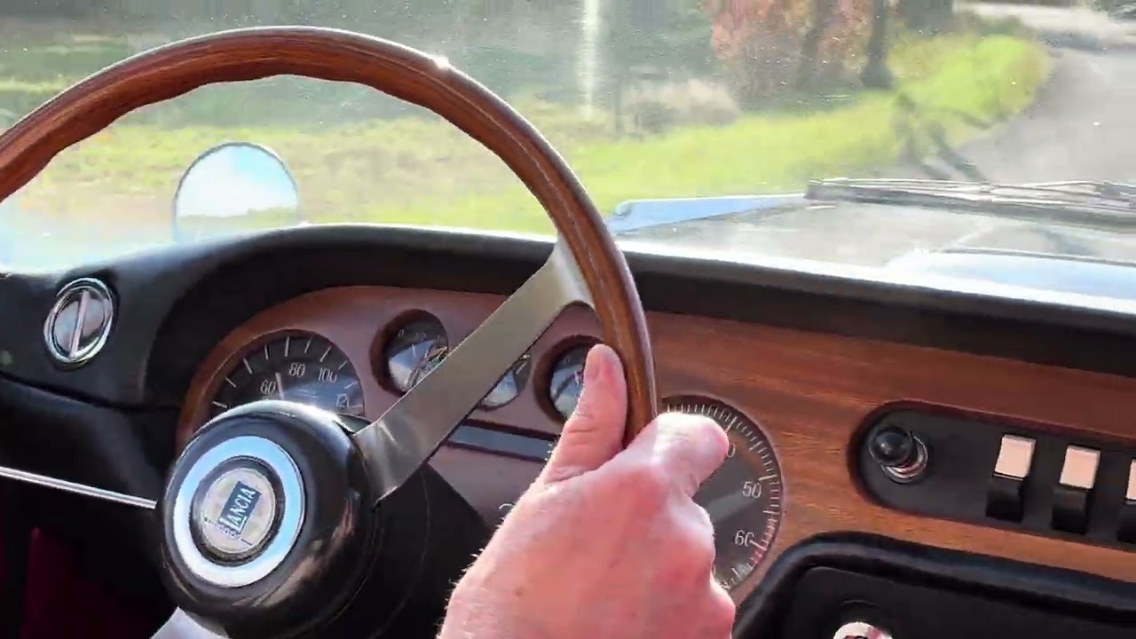 66 Lancia Fulvia Coupe In Car Drive