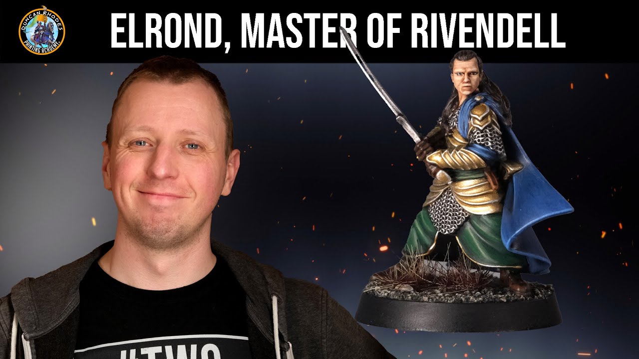 How I paint Elrond, Master of Rivendell for Games Workshop's MESBG | Duncan Rhodes