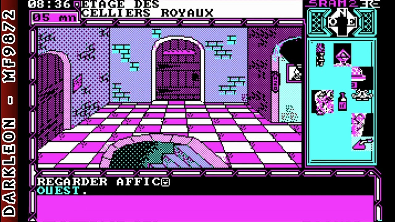Sram 2 &copy; 1987 ERE Informatique - PC DOS - Gameplay