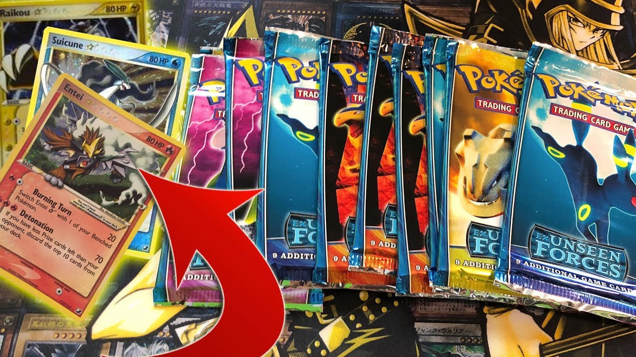 I'M THE GOLD STAR PULL KING! | Opening Pokemon EX Unseen Forces