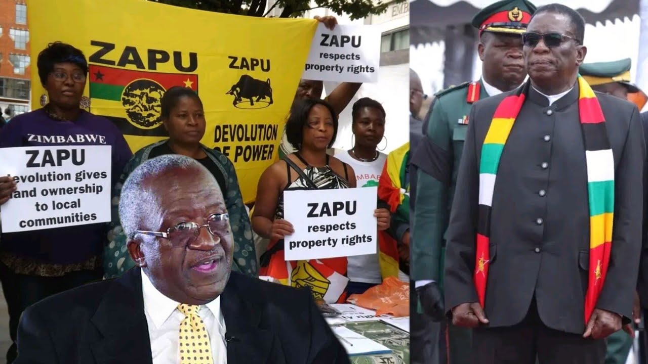 ZAPU Steps Up Campaign Against Mnangagwa's CAB3, Notifies Police of Planned Demonstration😳🇿🇼
