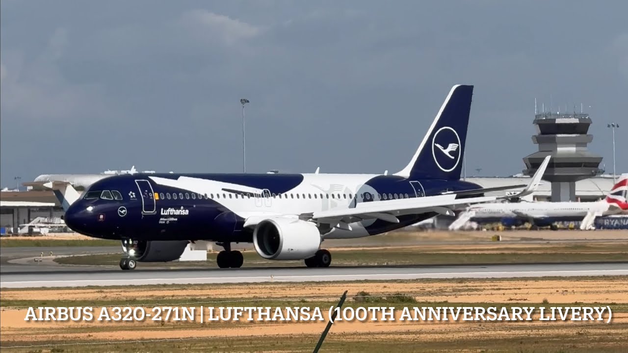100th anniversary Livery Landing in Faro Airport FAO | Airbus A320-271N