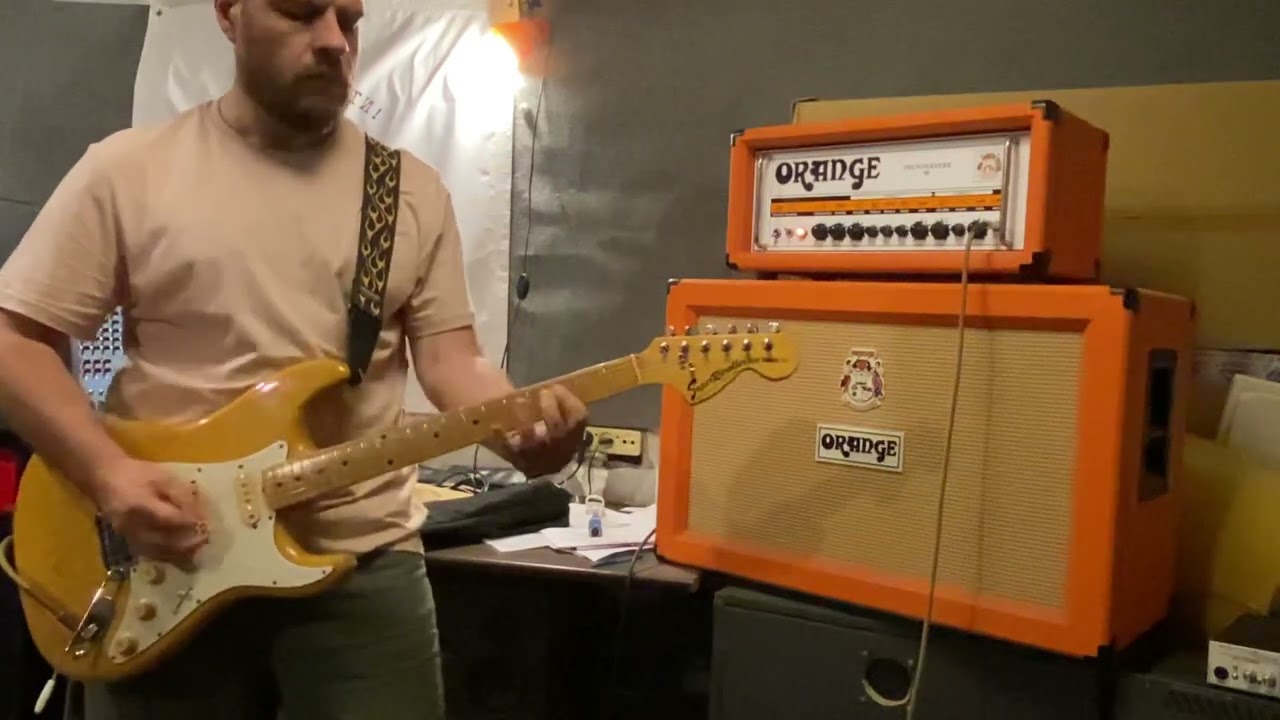 Yamaha sr500 super rock’n’roller500+orange thunderverb