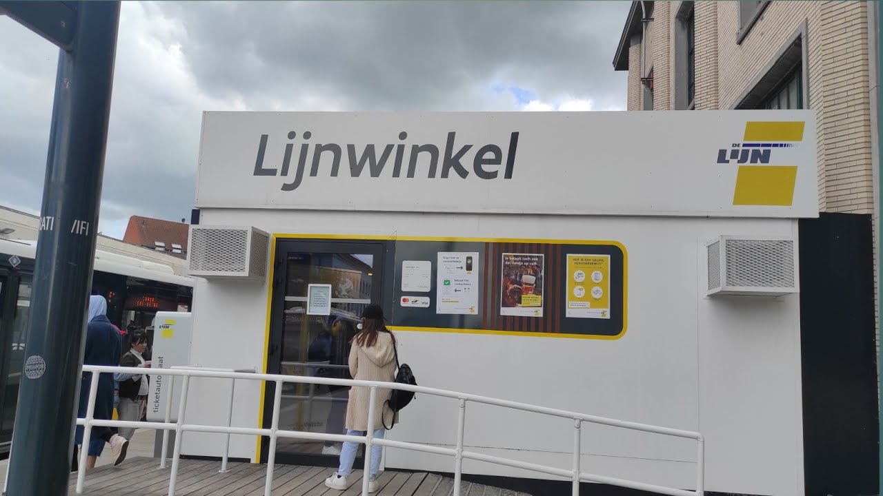 How to make bus card in Belgium|  de lijn bus