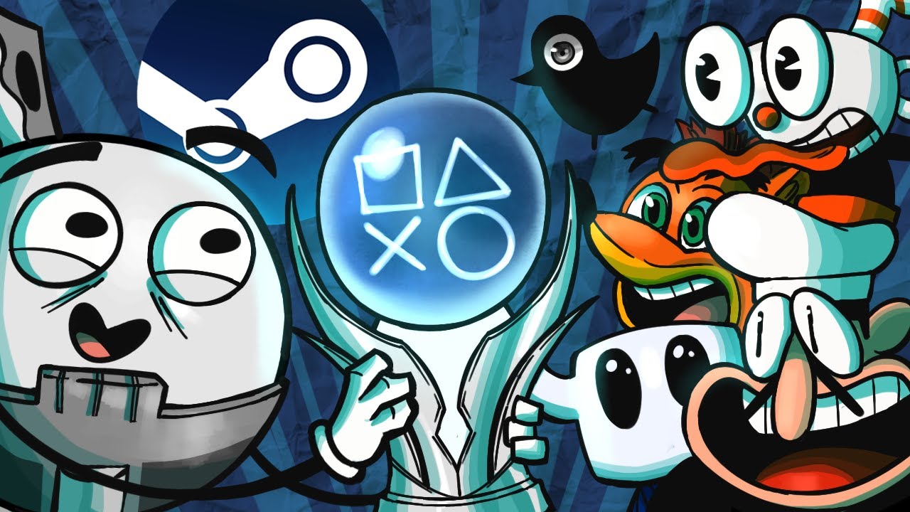 Eu platinei 40 JOGOS NA STEAM! (e resumi tudo em um vídeo)