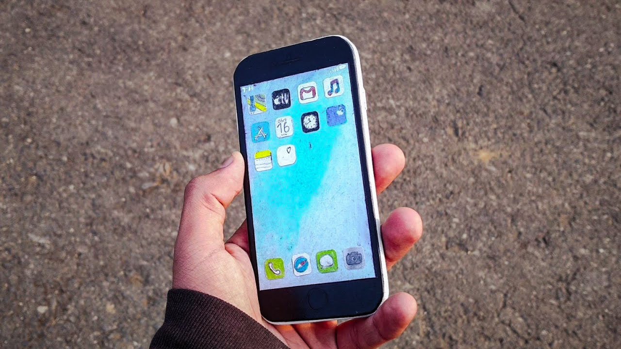iPhone se : How to make apple iPhone se 2 2020 From Cardboard