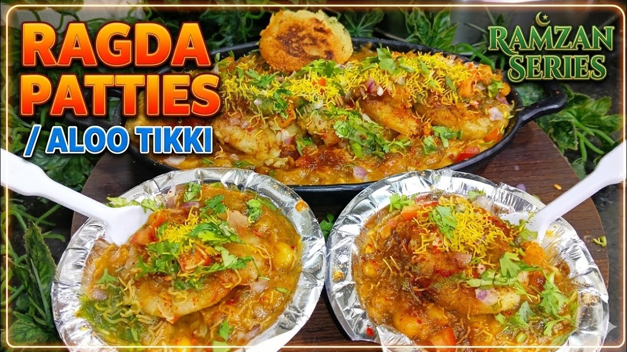 Ramadan Series.EP-31 | Mumbai Style Ragda Paties Chat Recipe| Street Style Aaloo Tikki Chat Recipe 😋