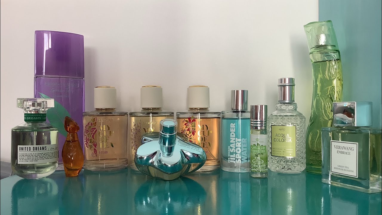 Perfumes with a tea note PART 2! Inc 4711 Green Tea Bergamot Benetton Live Free Cafe Green & Brocard