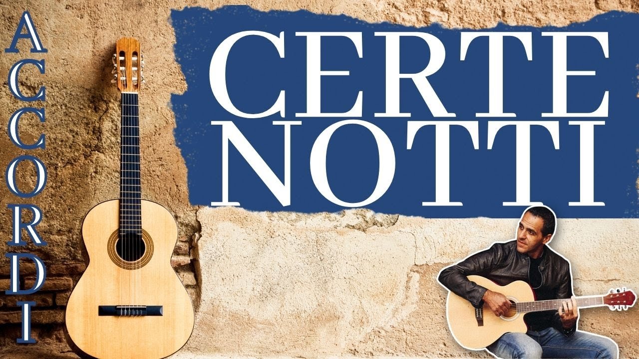 Certe notti - Ligabue - Tutorial Chitarra