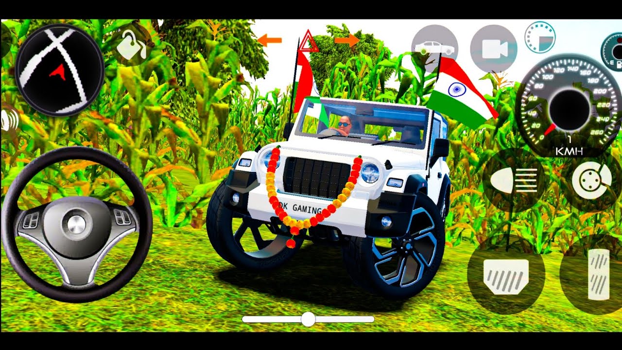 Modified Mahindra Thar Car Games: Indian Cars (D K Gaming) Gadi Wala Cartoon Gameplay video part 87