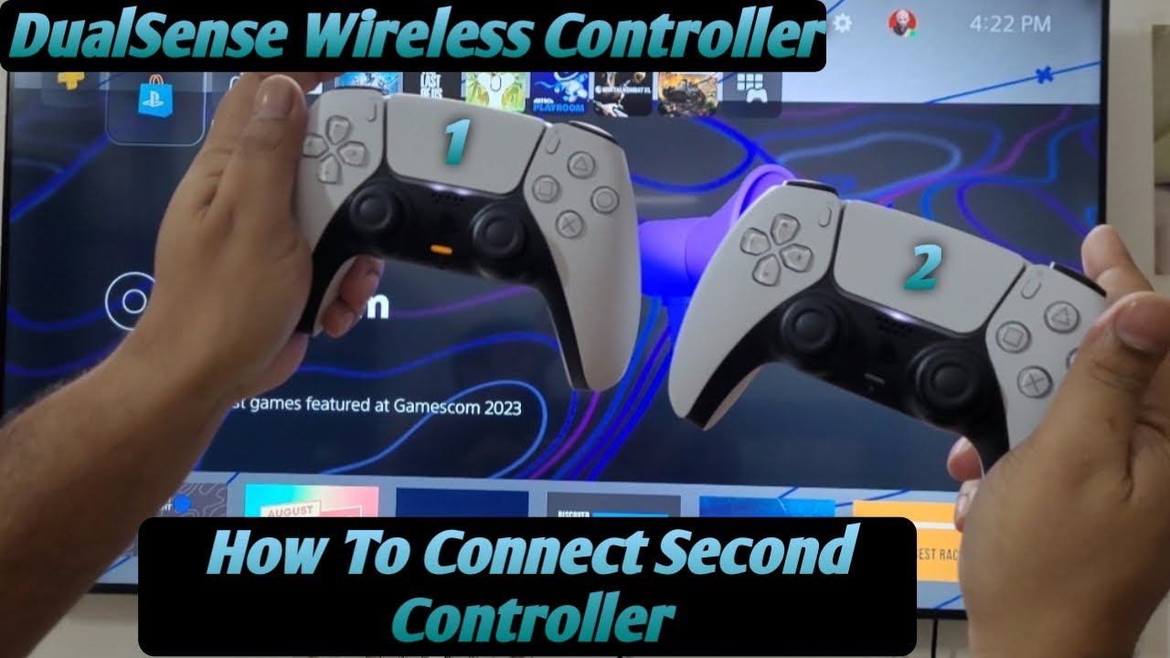 How to Connect Second PS5 Controller | Hindi | Dual Sense Controller
