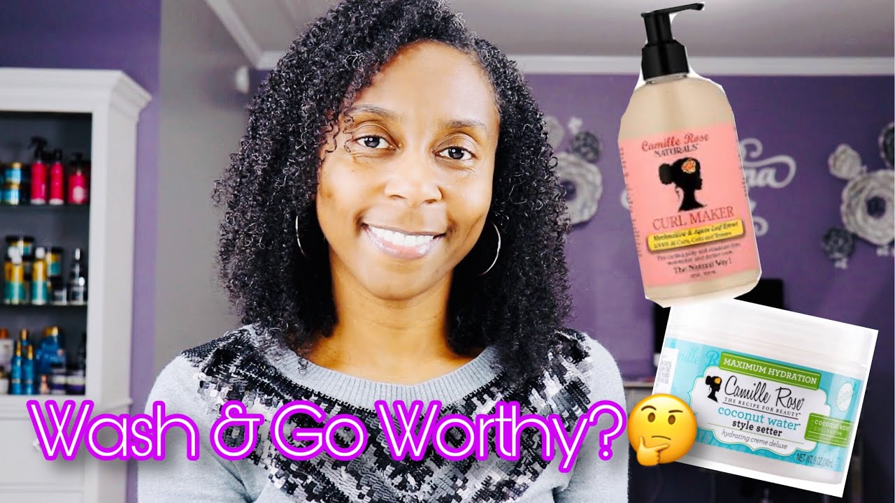 #CamilleRose #CoconutWater Wash & Go Worthy Duo? Camille Rose Style Setter & Curl Maker!