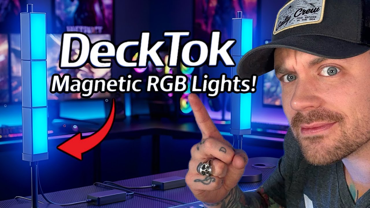 This Magnetic RGB Lamp Snaps Together Like LEGO | DeckTok LumiBlocks V1 Blocks Lamp