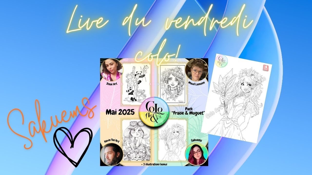 live du vendredi colo art and co SAKUEMS!